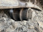Undercarriage with Right Carrier Rollers