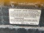 Engine with Emission Label