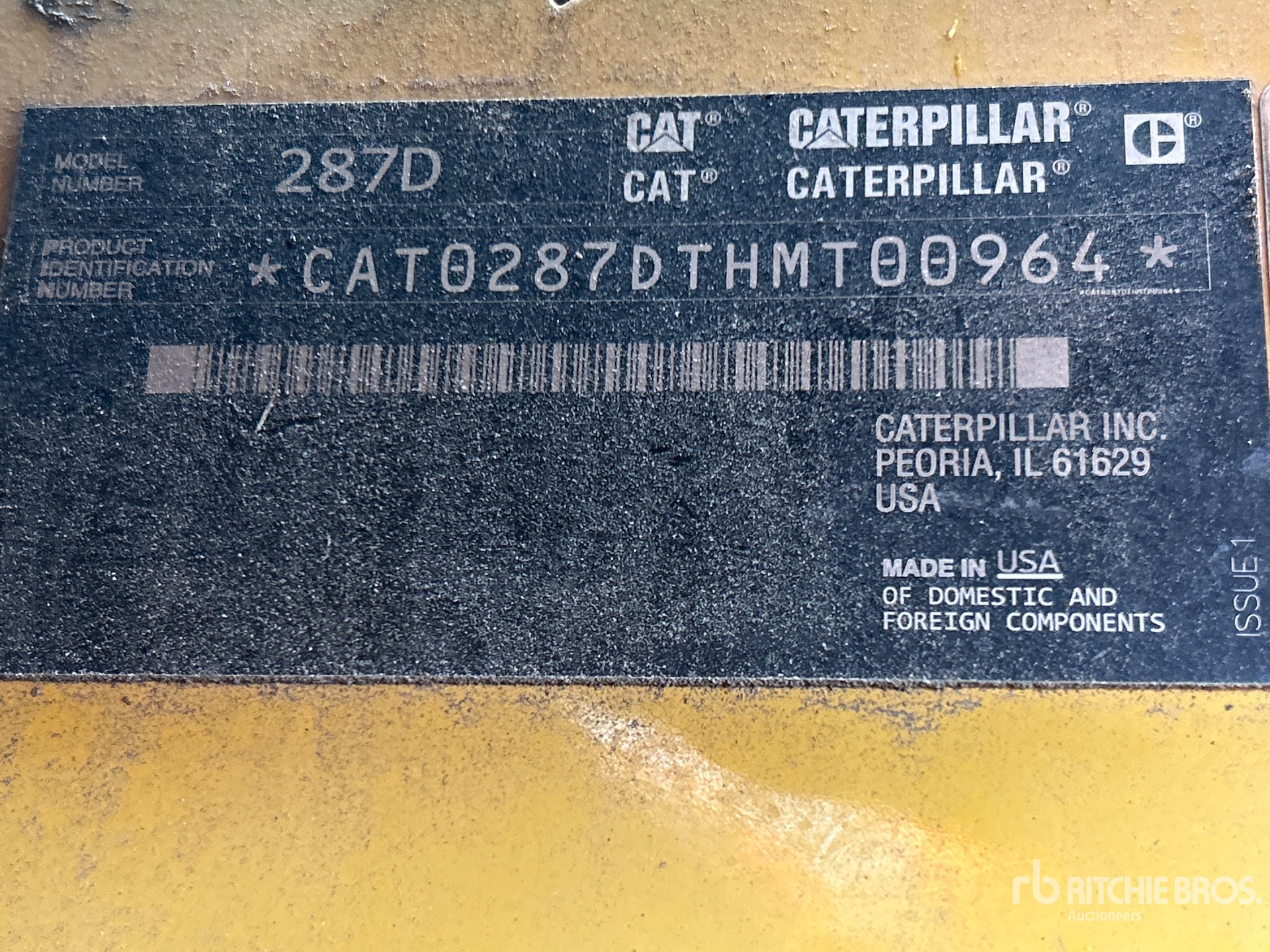 2017 Caterpillar 287D