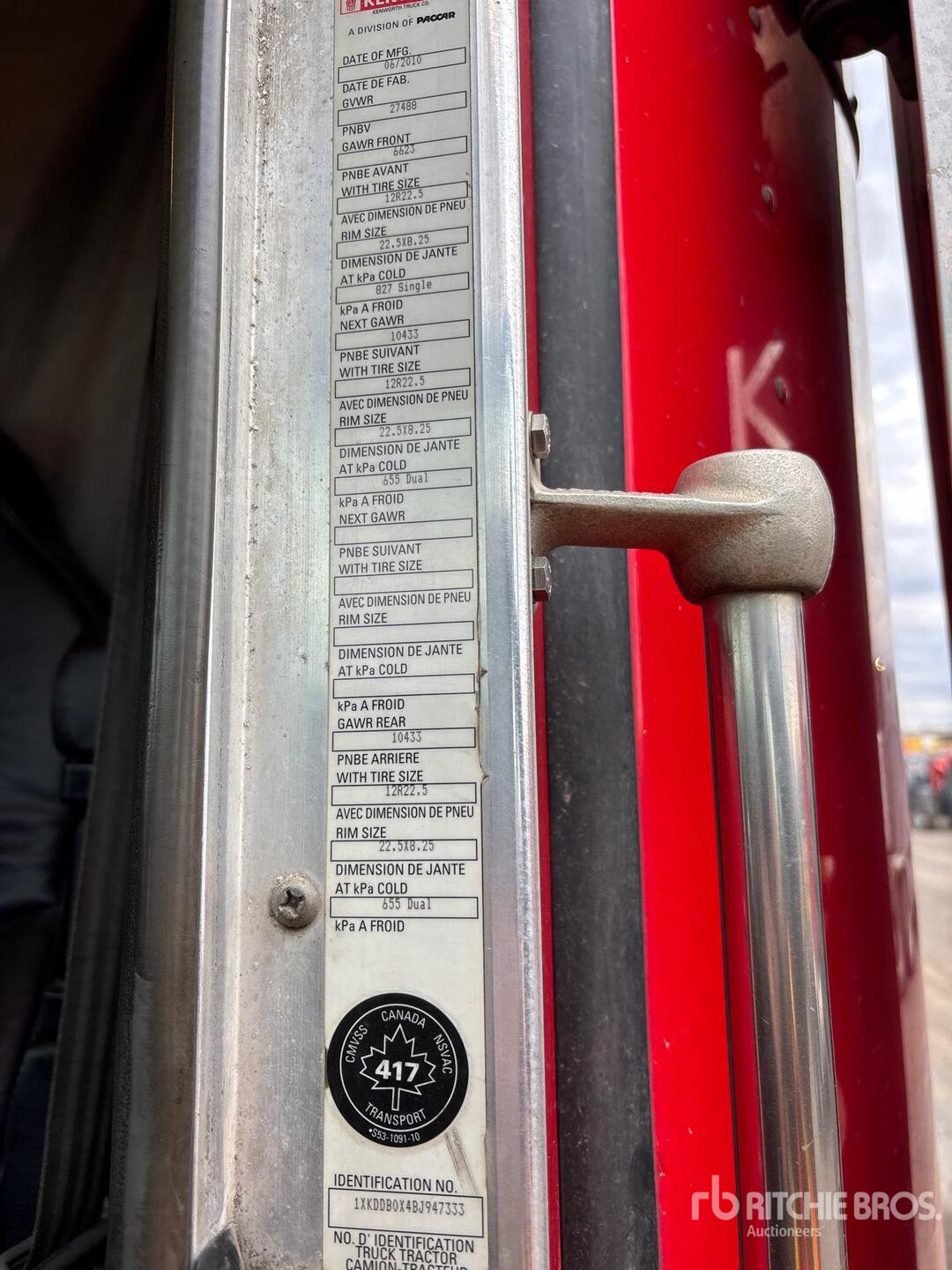 2011 Kenworth T800