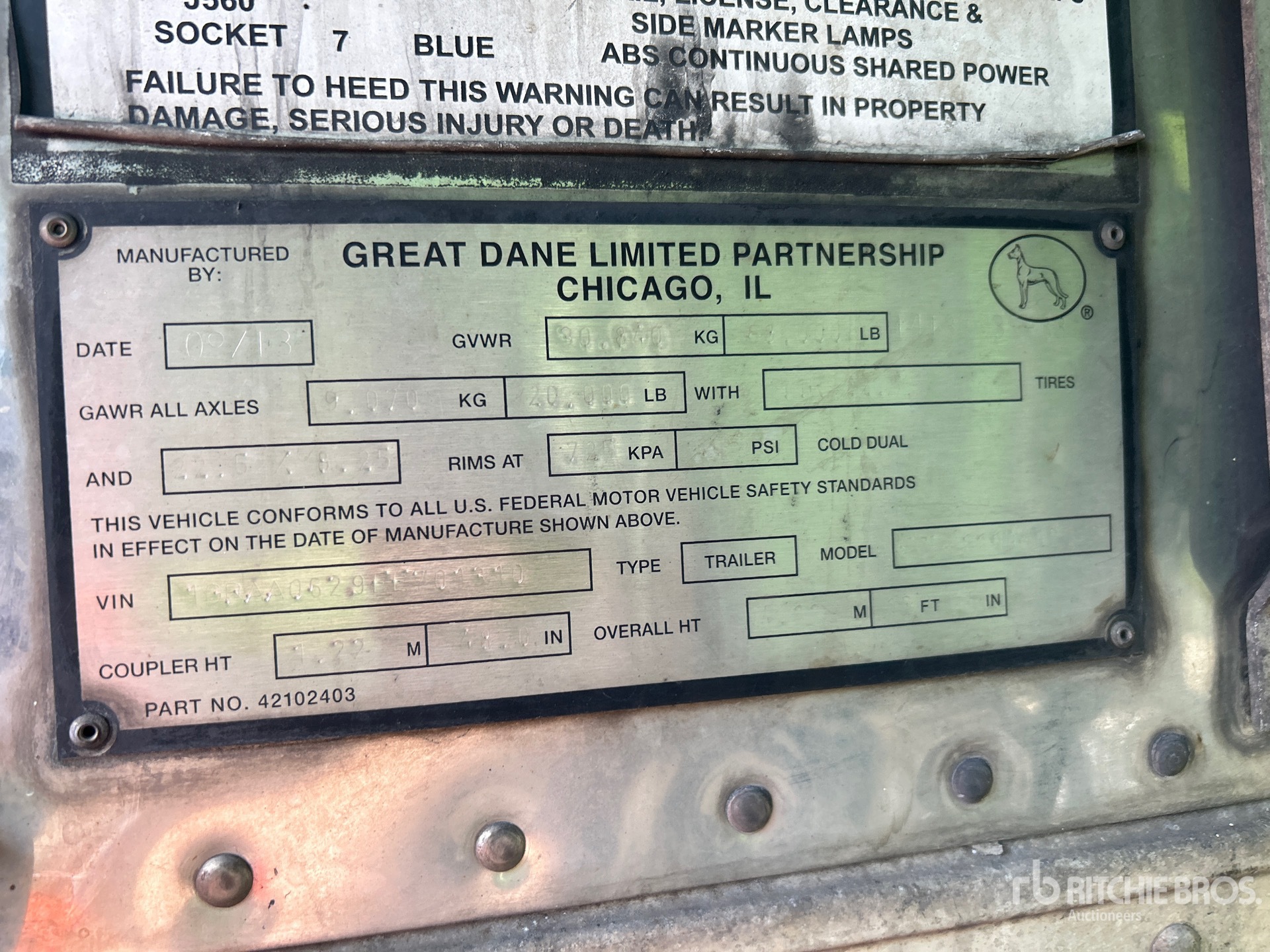 2014 Great Dane 53 Ft