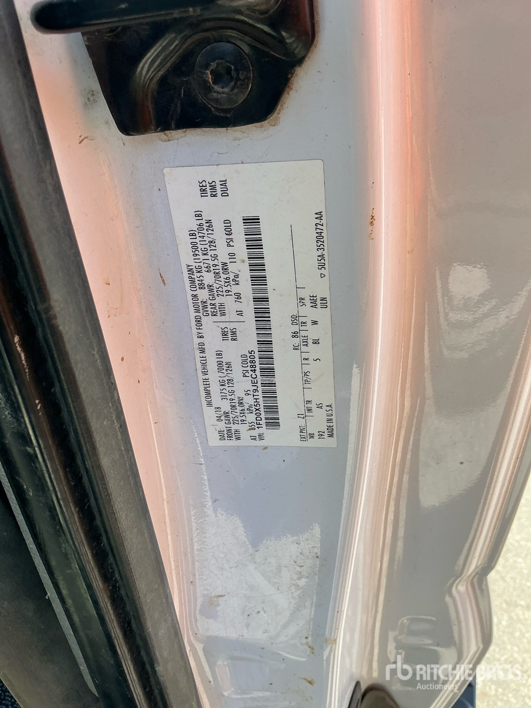 2018 Ford F-550