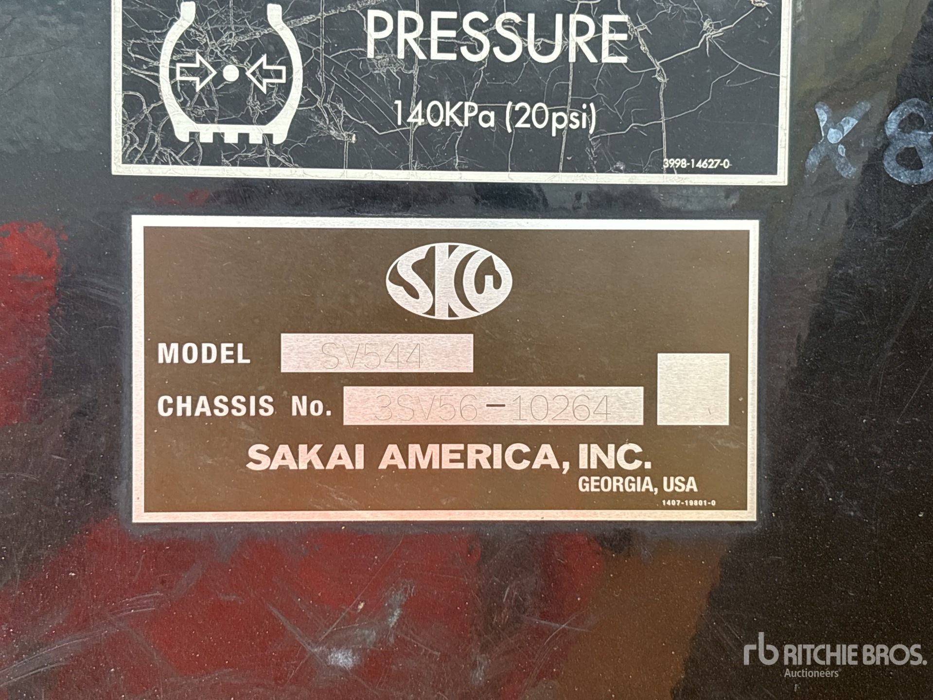 2019 Sakai SV544D