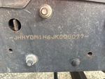 General Appearance with Frame Stamp Serial Number/VIN Photo