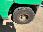 Chassis Lift with Left Rear Tire