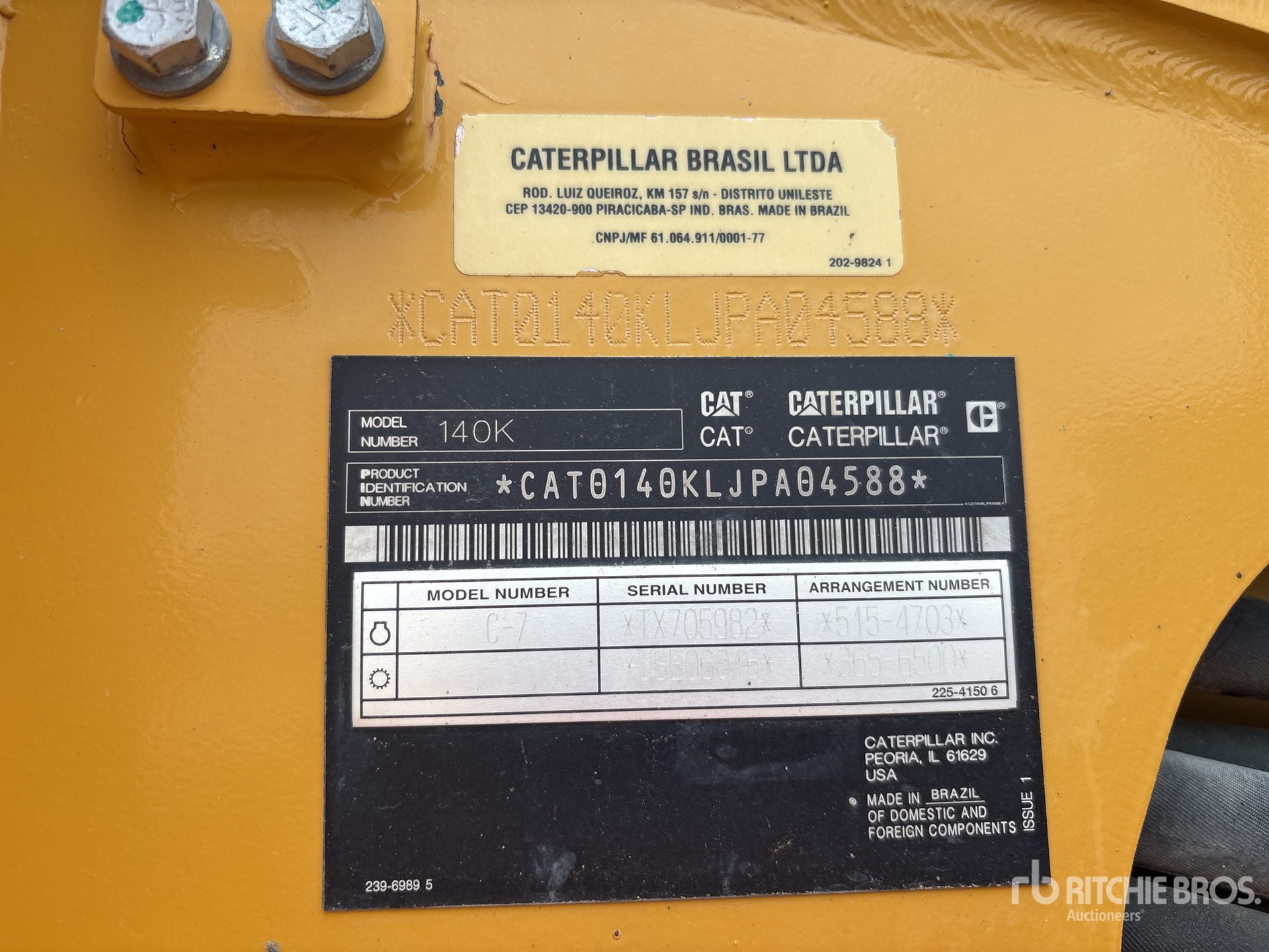 2018 Caterpillar 140K VHP