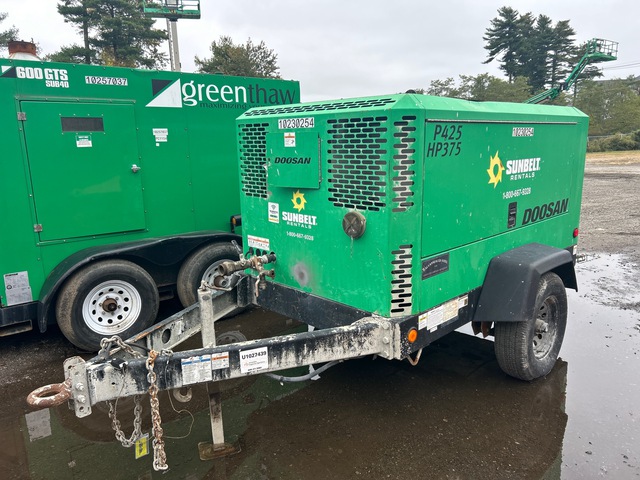 2019 Doosan HP375WCU 375 cfm Mobile Air Compressor