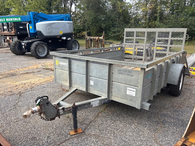 2013 Anderson LH7145TLG 10 ft S/A Utility Trailer
