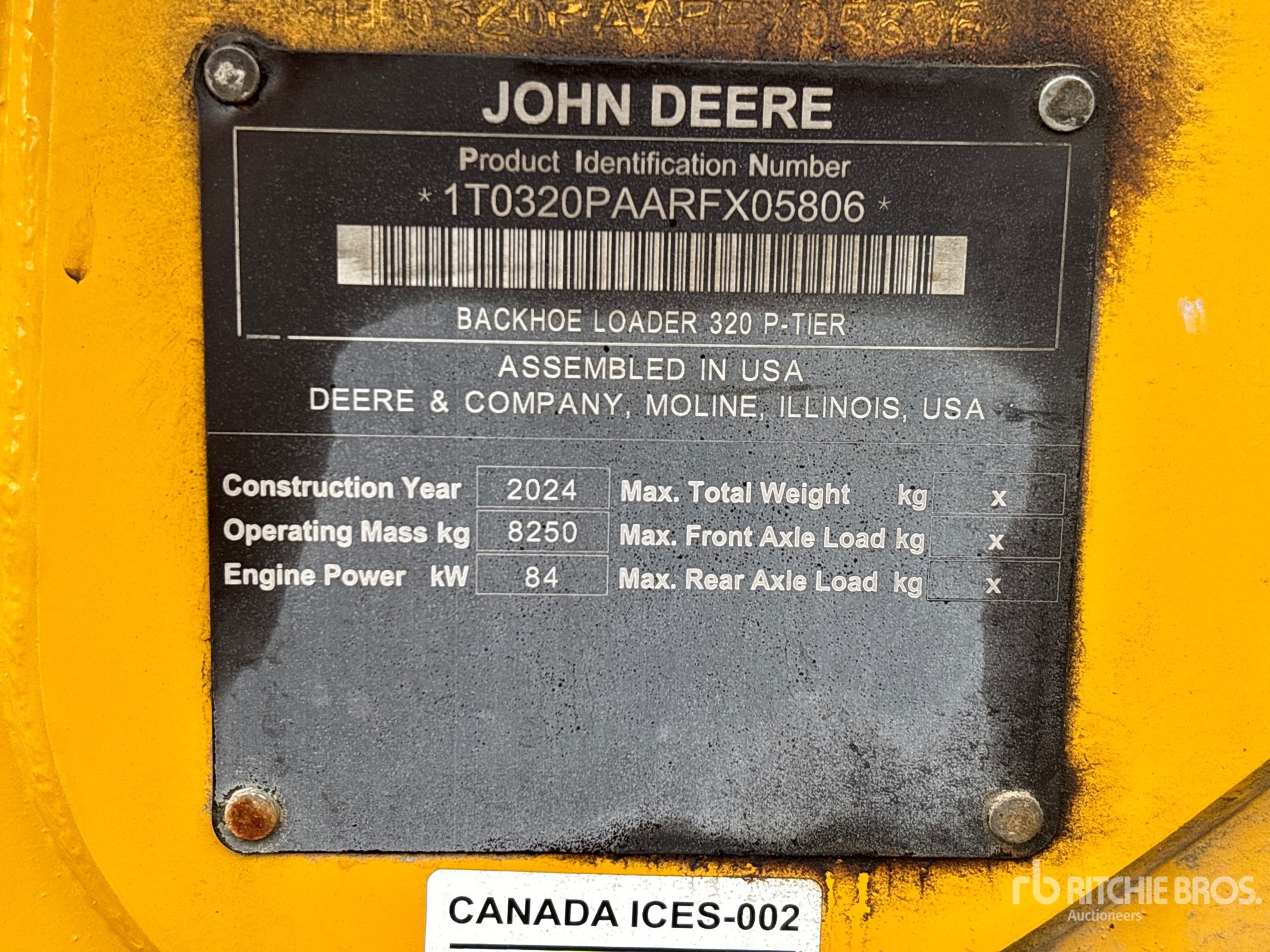 2024 John Deere 320 P-Tier
