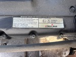 Engine with Emission Label