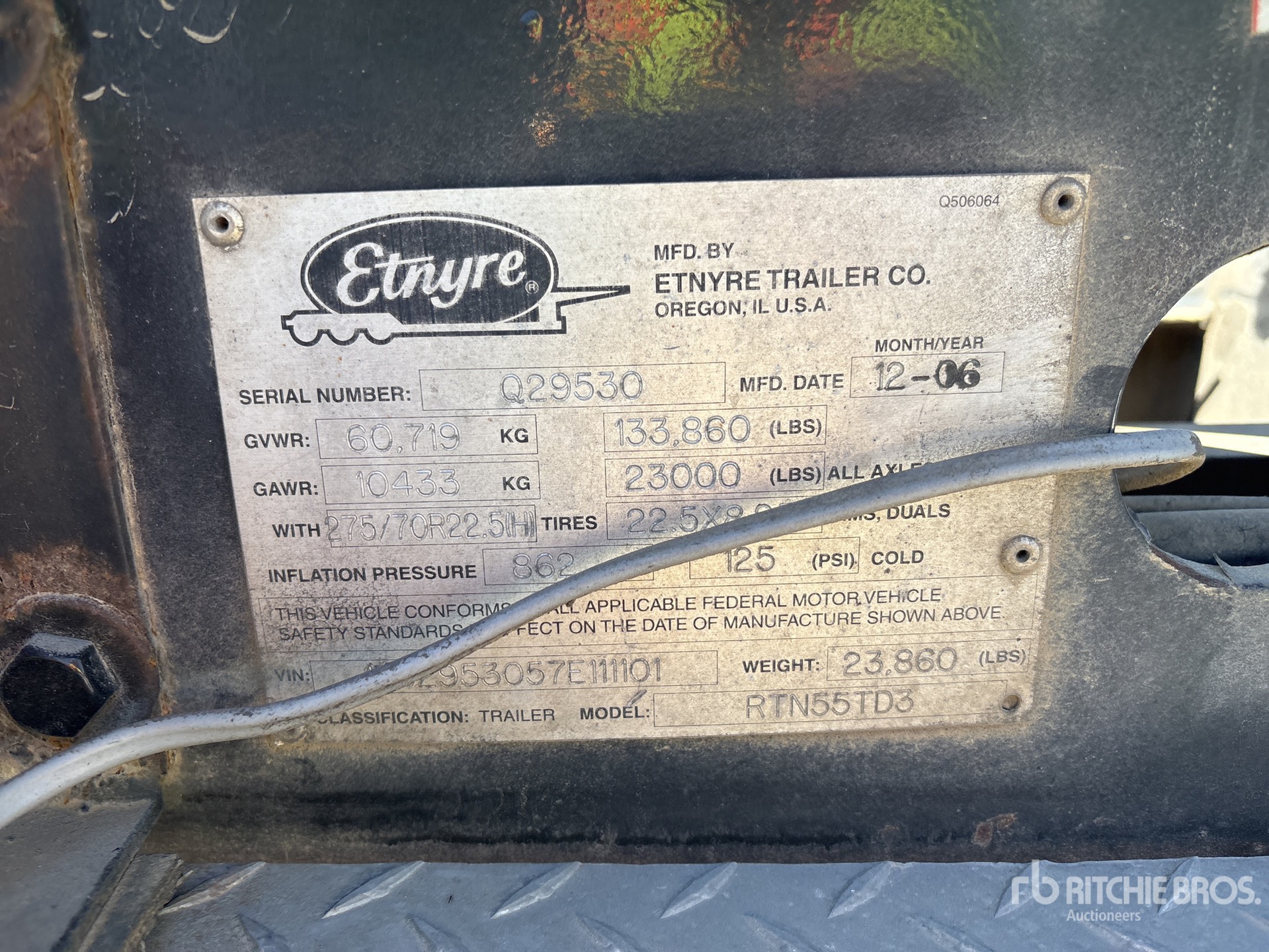 2007 Etnyre RTN55TD3