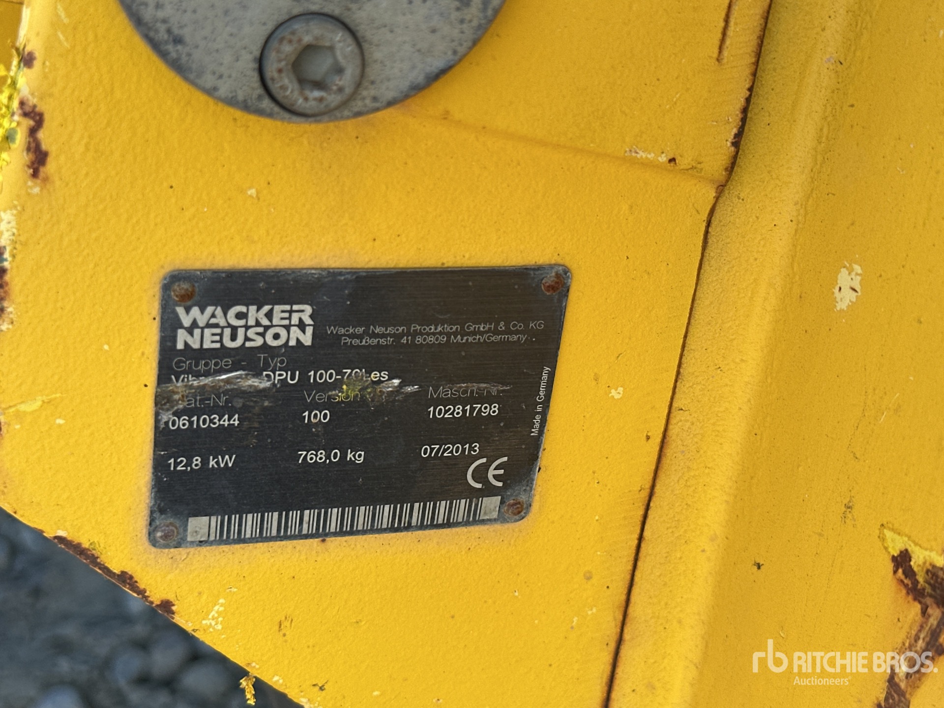 2013 Wacker Neuson DPU100-70LES