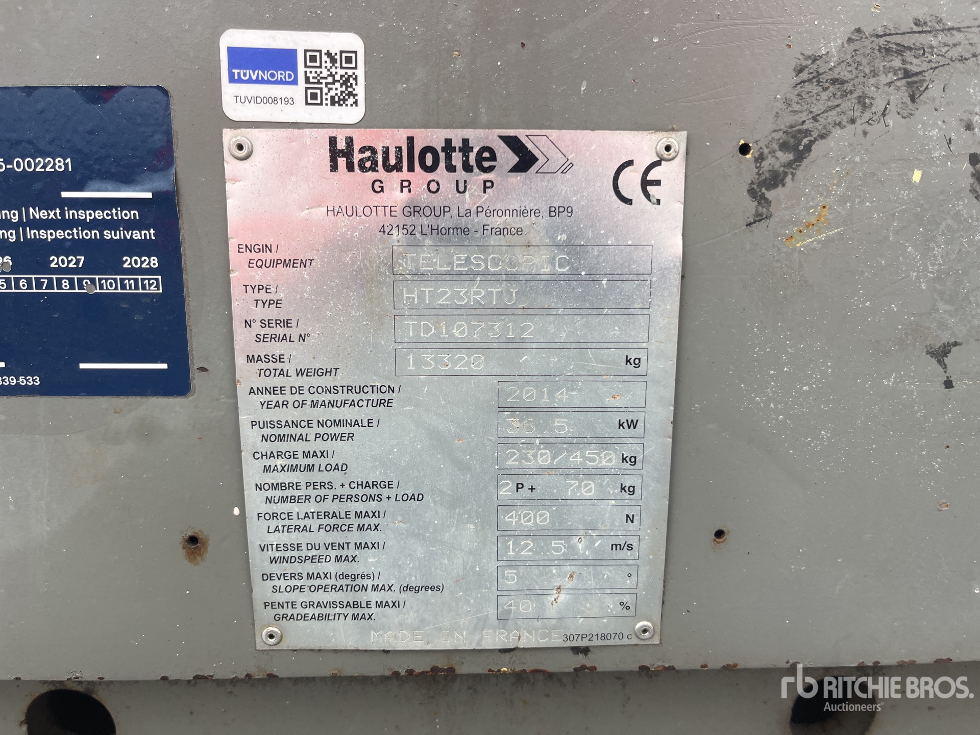 2014 Haulotte HT23RTJ