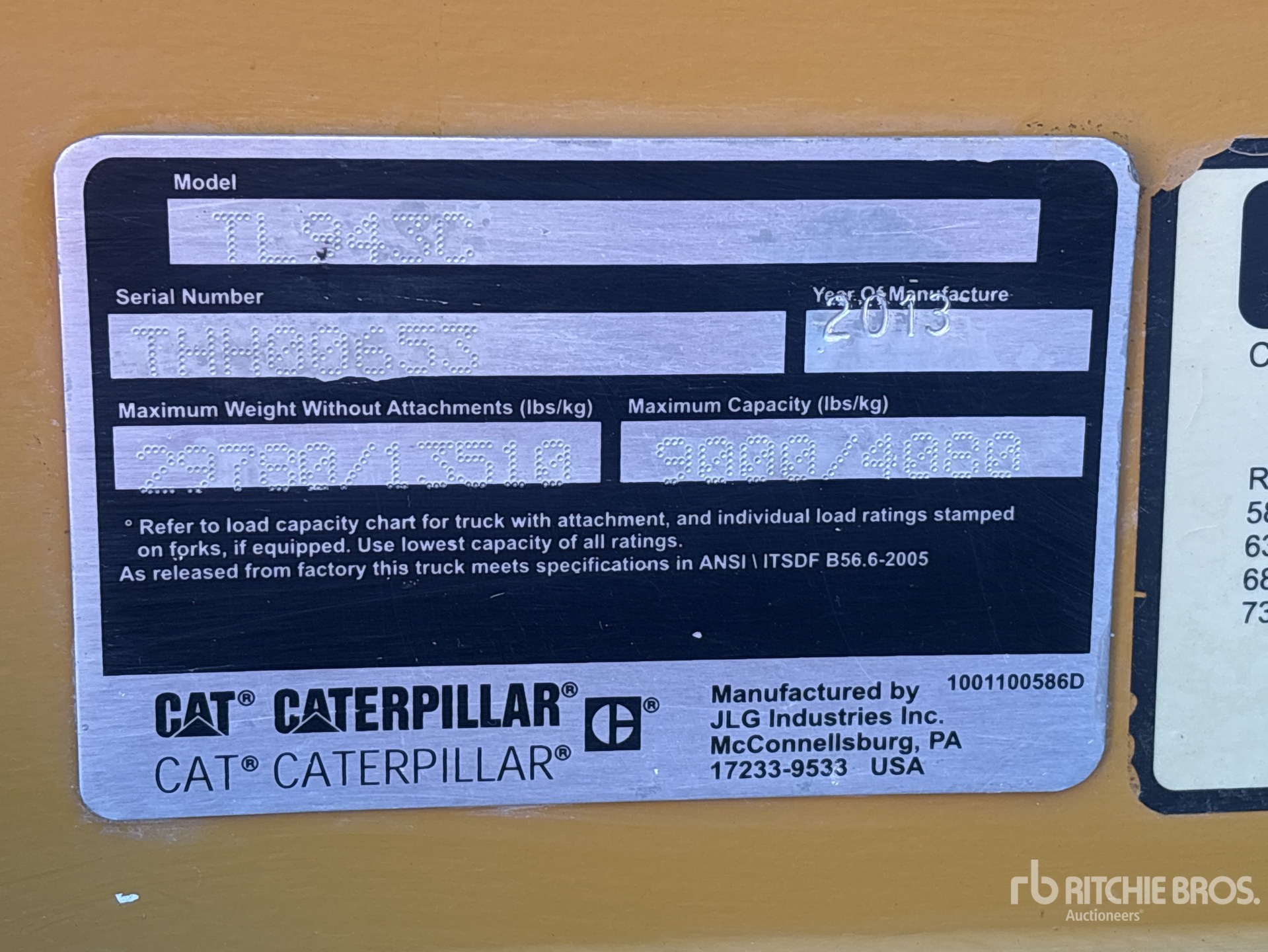2013 Caterpillar TL943C