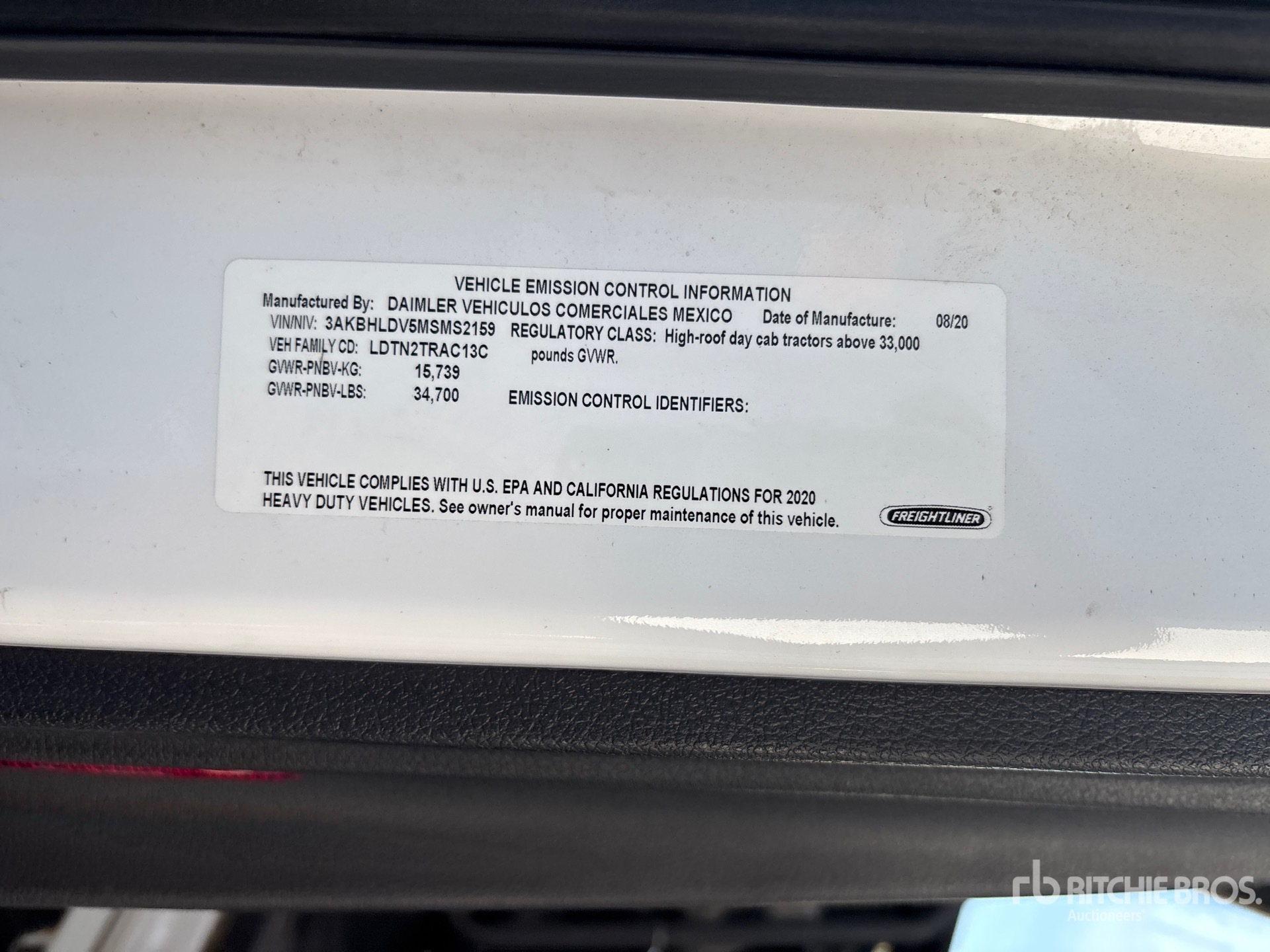 2021 Freightliner CASCADIA 126