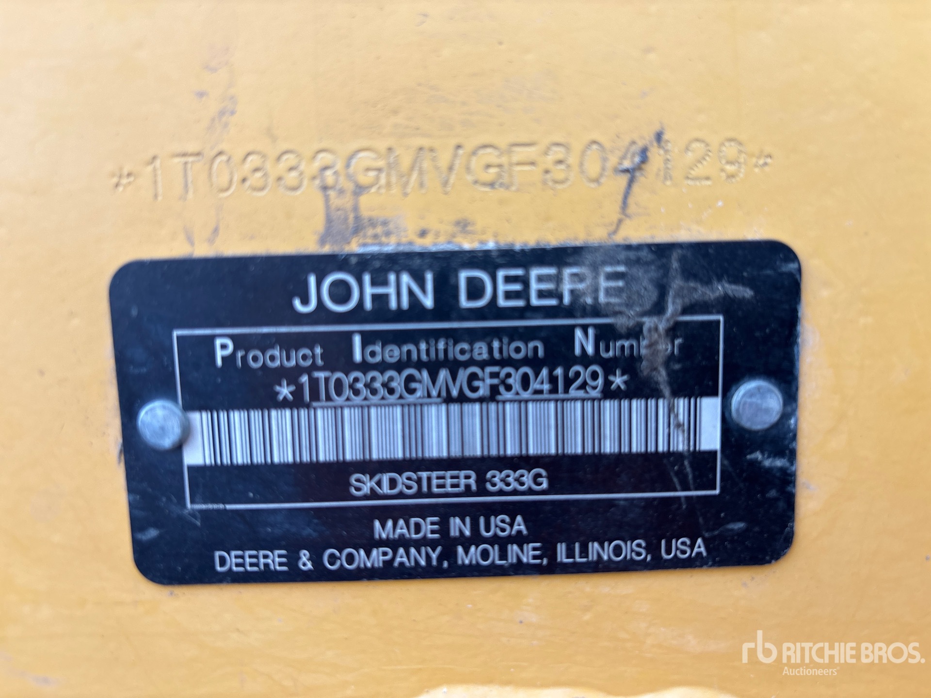 2016 John Deere 333