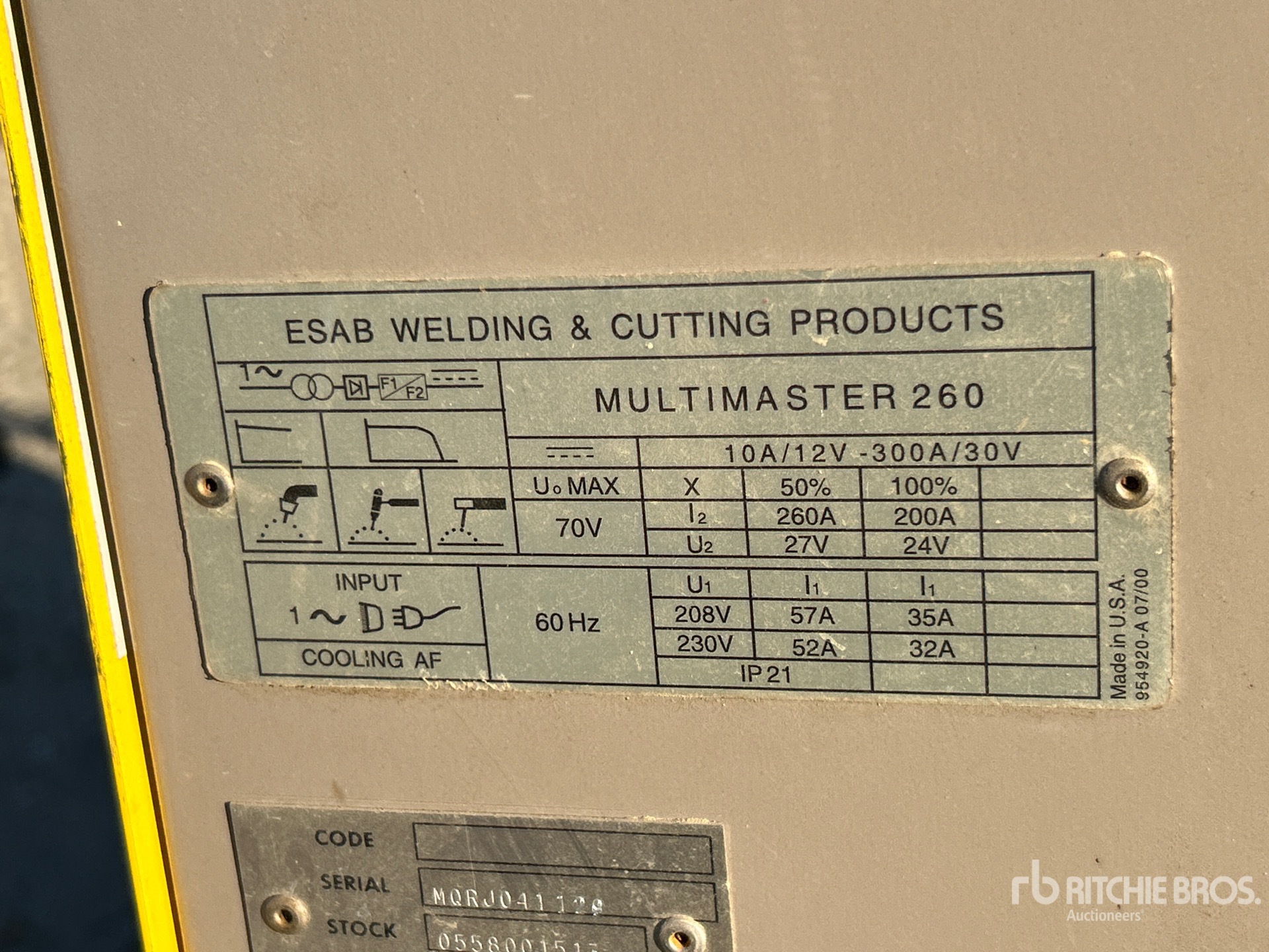 Esab MULTIMASTER 260