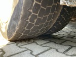Underbody with Right Rear Drive Tires