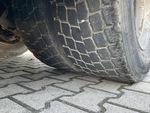 Underbody with Left Rear Drive Tires