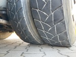 Underbody with Left Rear Drive Tires