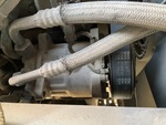 Engine with A/C Compressor