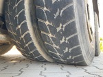 Underbody with Left Center Drive Tires
