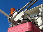 Crane Superstructure Hydraulics with Hydraulic Motors