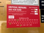 General Appearance with Safety Certification Label