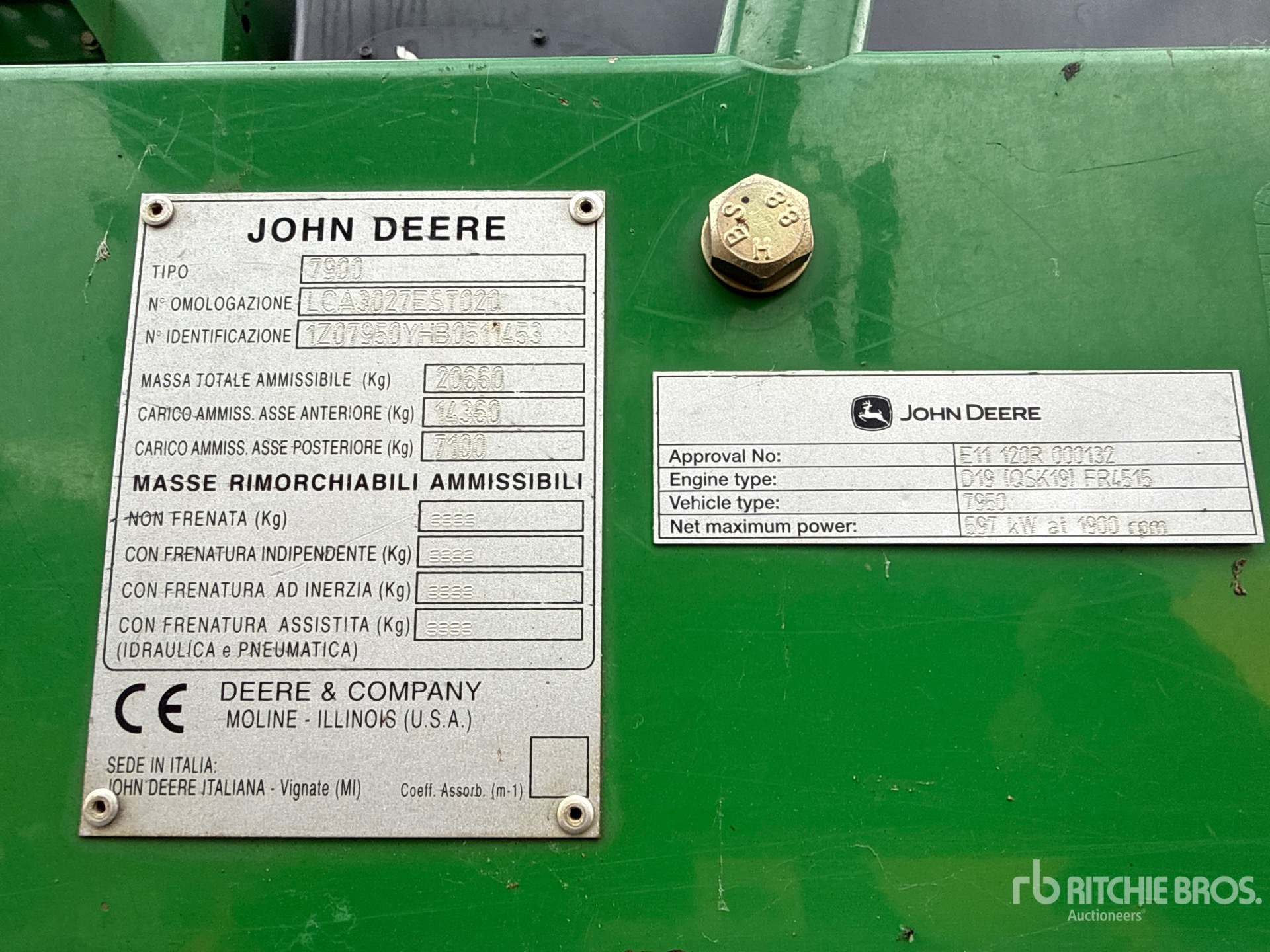 2011 John Deere 7950 PRODRIVE