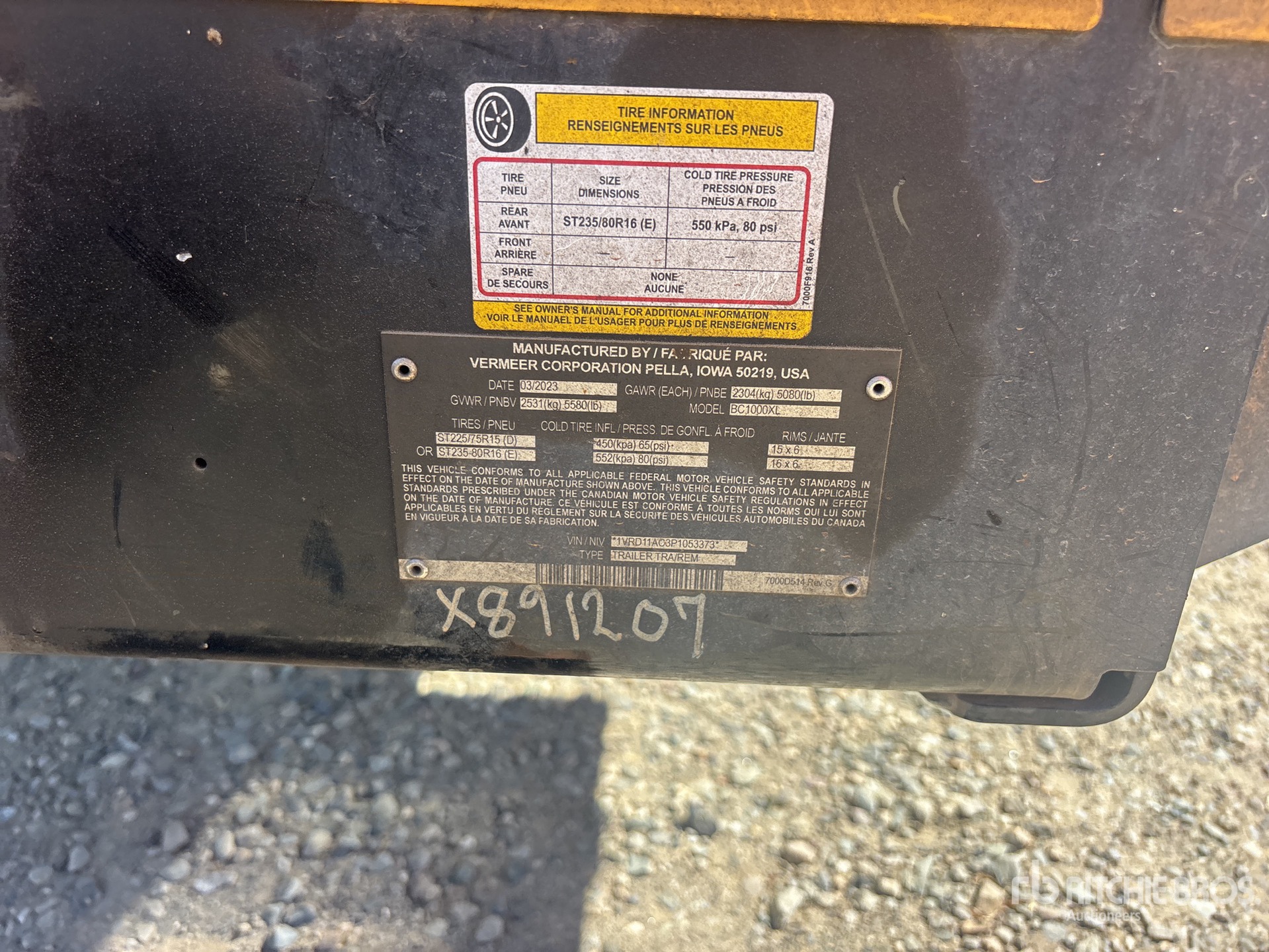 2023 Vermeer BC1000XL