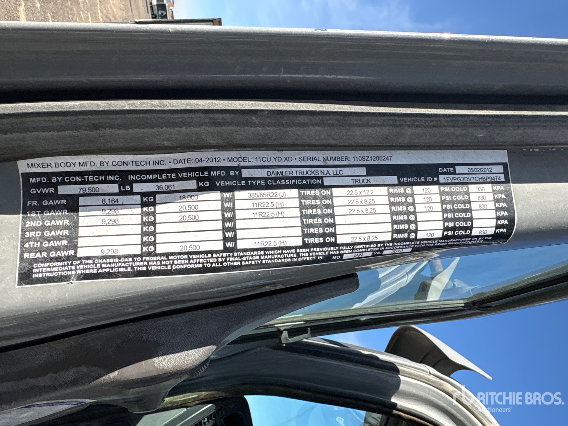 2012 Freightliner 114 SD