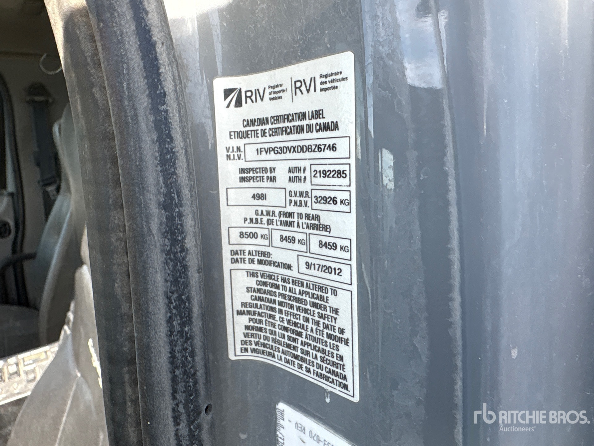 2013 Freightliner 114SD