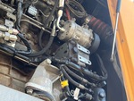 Upper Engine with A/C Compressor