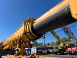 Crane Superstructure with Wear Pads