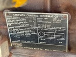 Upper Engine with Emission Certification Label