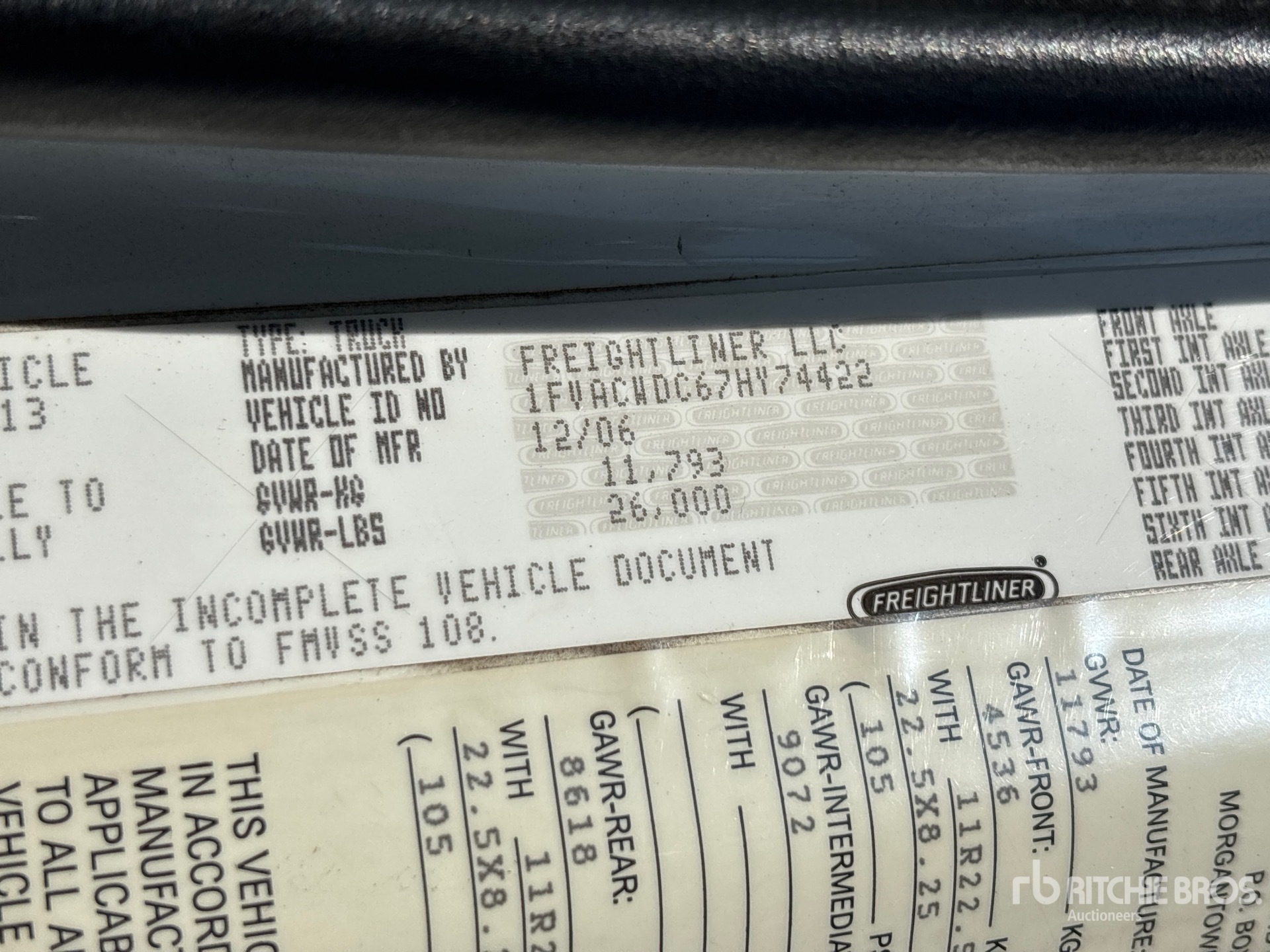 2007 Freightliner M2 106