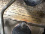 Motor with Emission Label