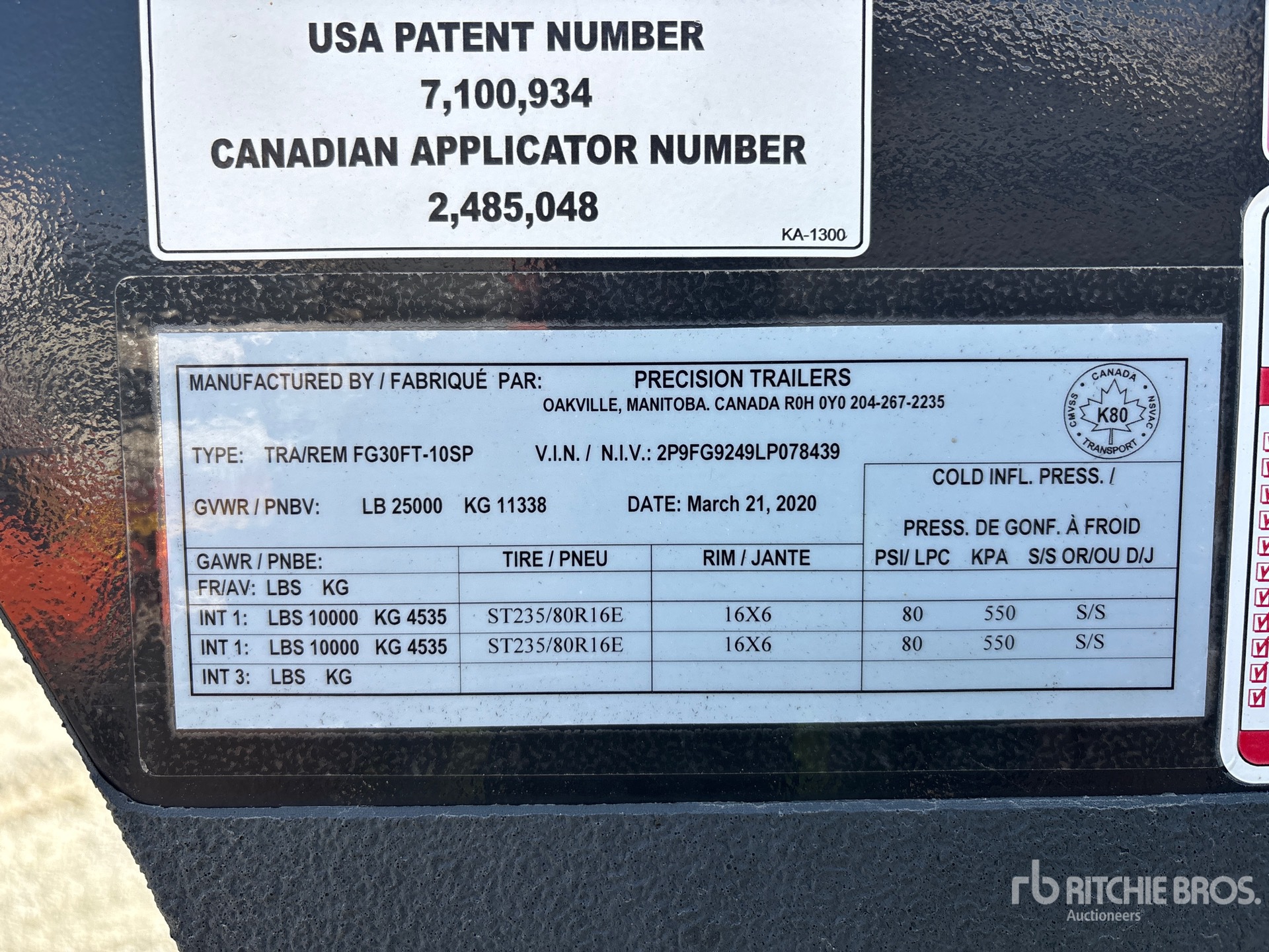 2020 Precision FG30F