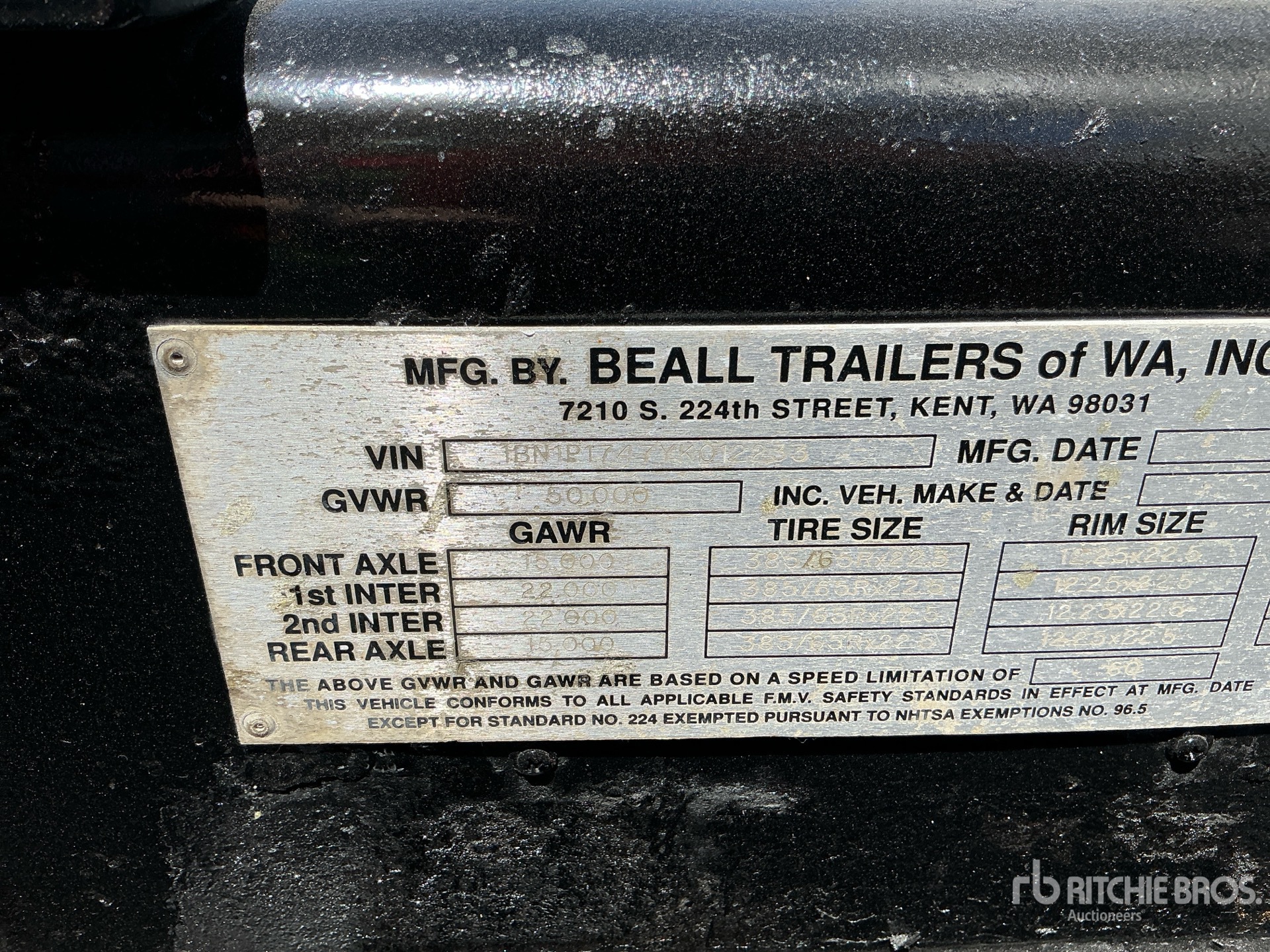 2000 Beall 17 ft 6 in Quad/A