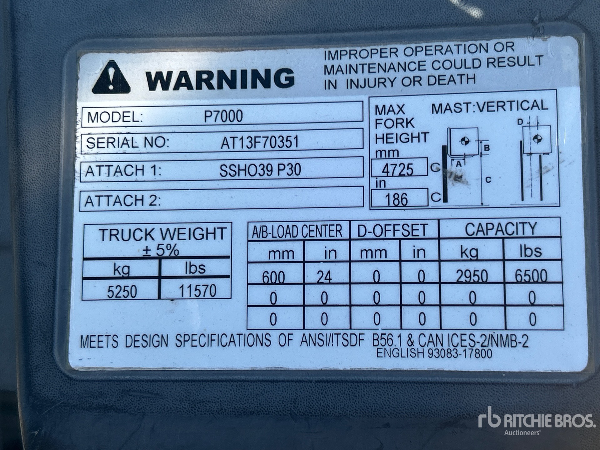 2009 Caterpillar P7000