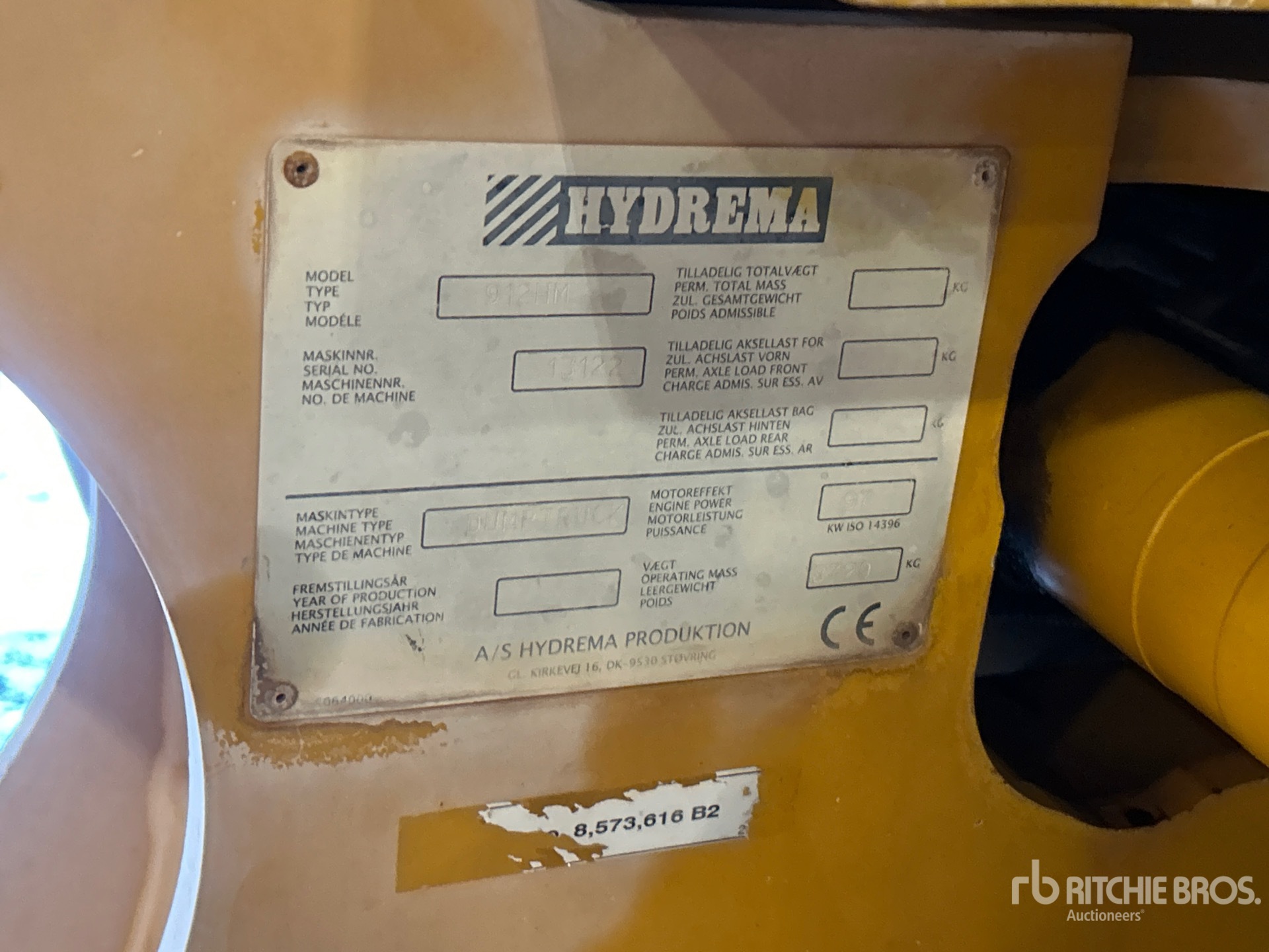 2018 Hydrema 912HM