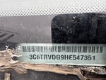 General Appearance with Frame Stamp Serial Number/VIN Photo