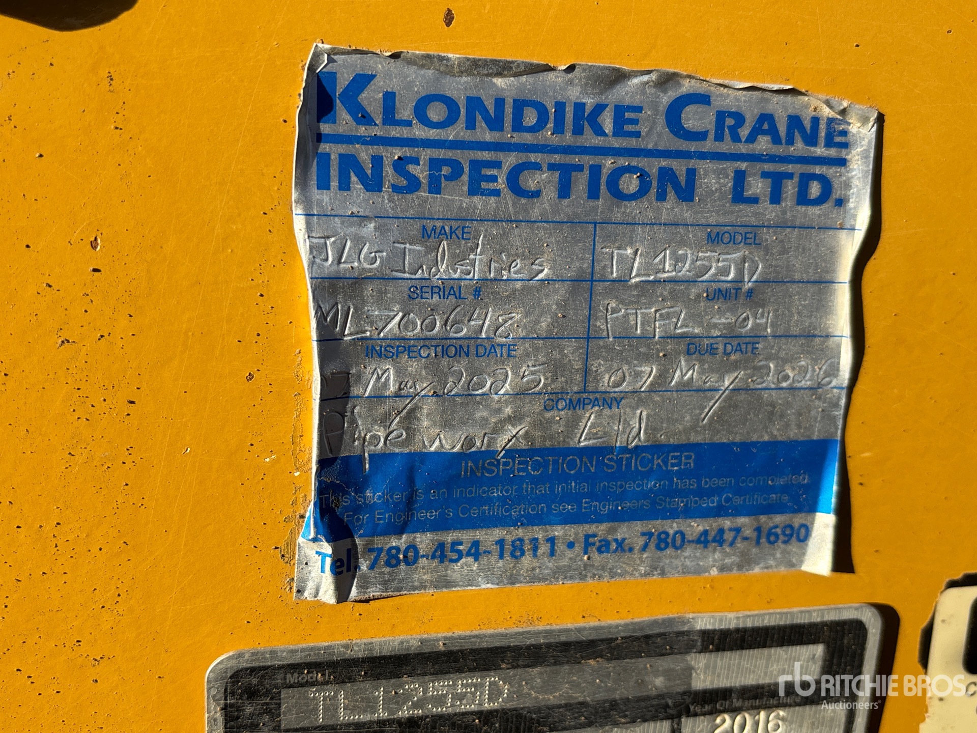 2016 Caterpillar TL1255D