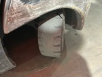 Chassis Lift with Left Rear Tire