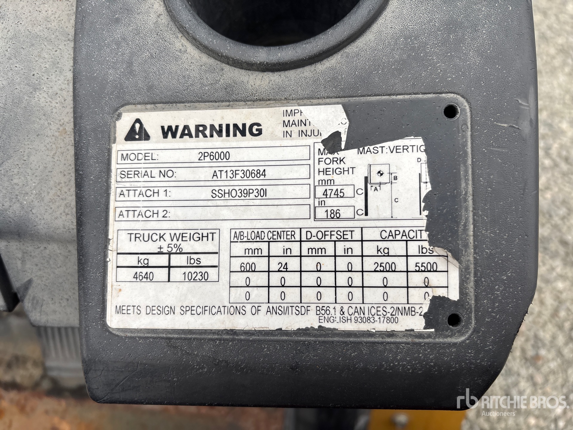 2011 Caterpillar 2P6000