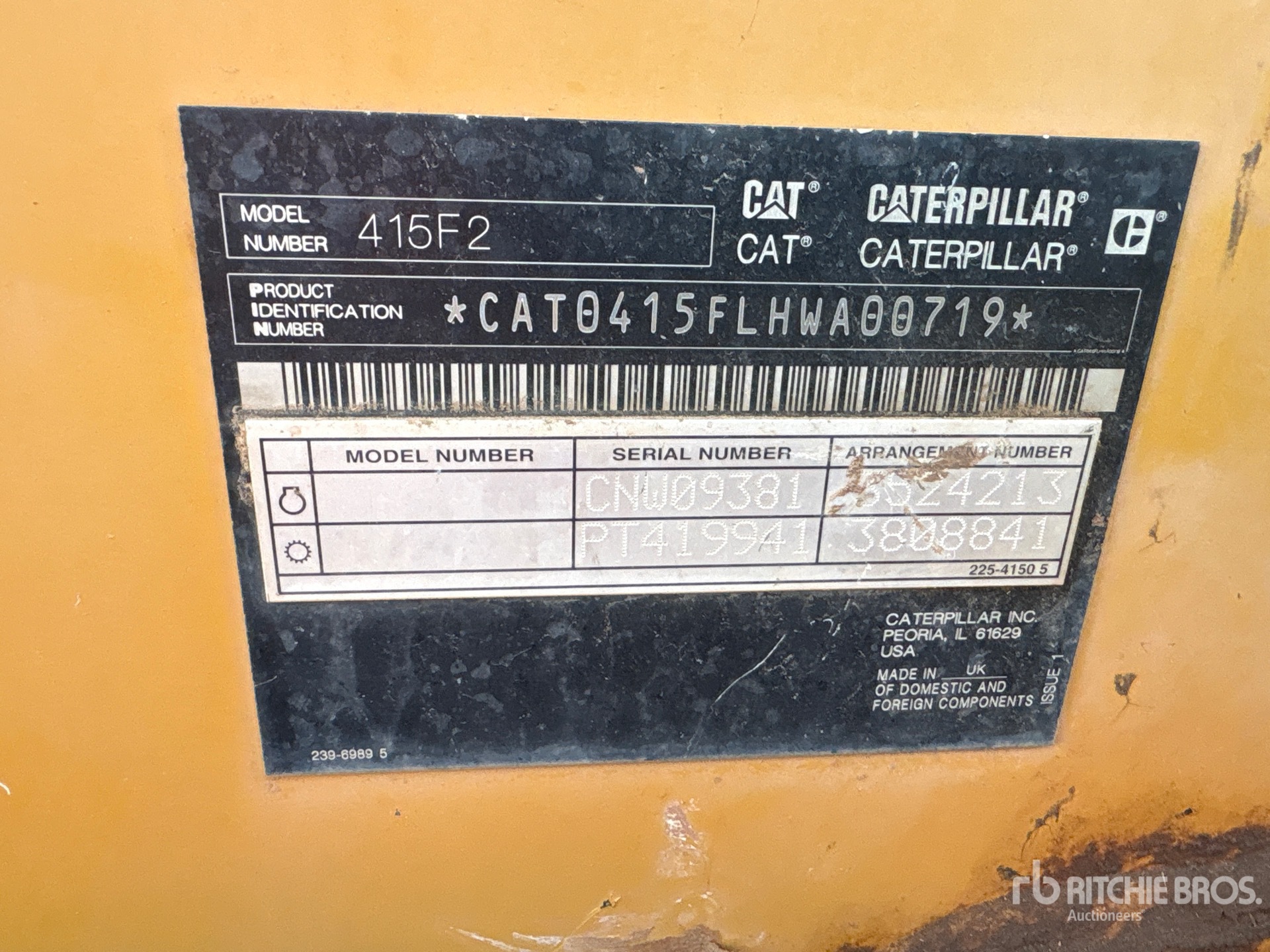 2018 Caterpillar 415F2