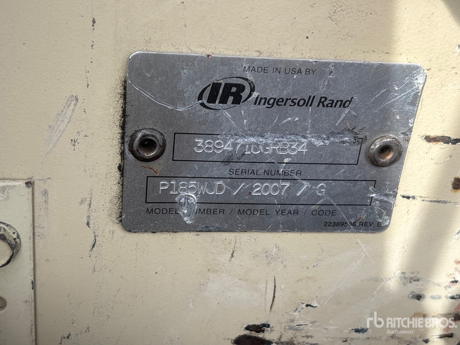 2007 Ingersoll Rand P185WJD