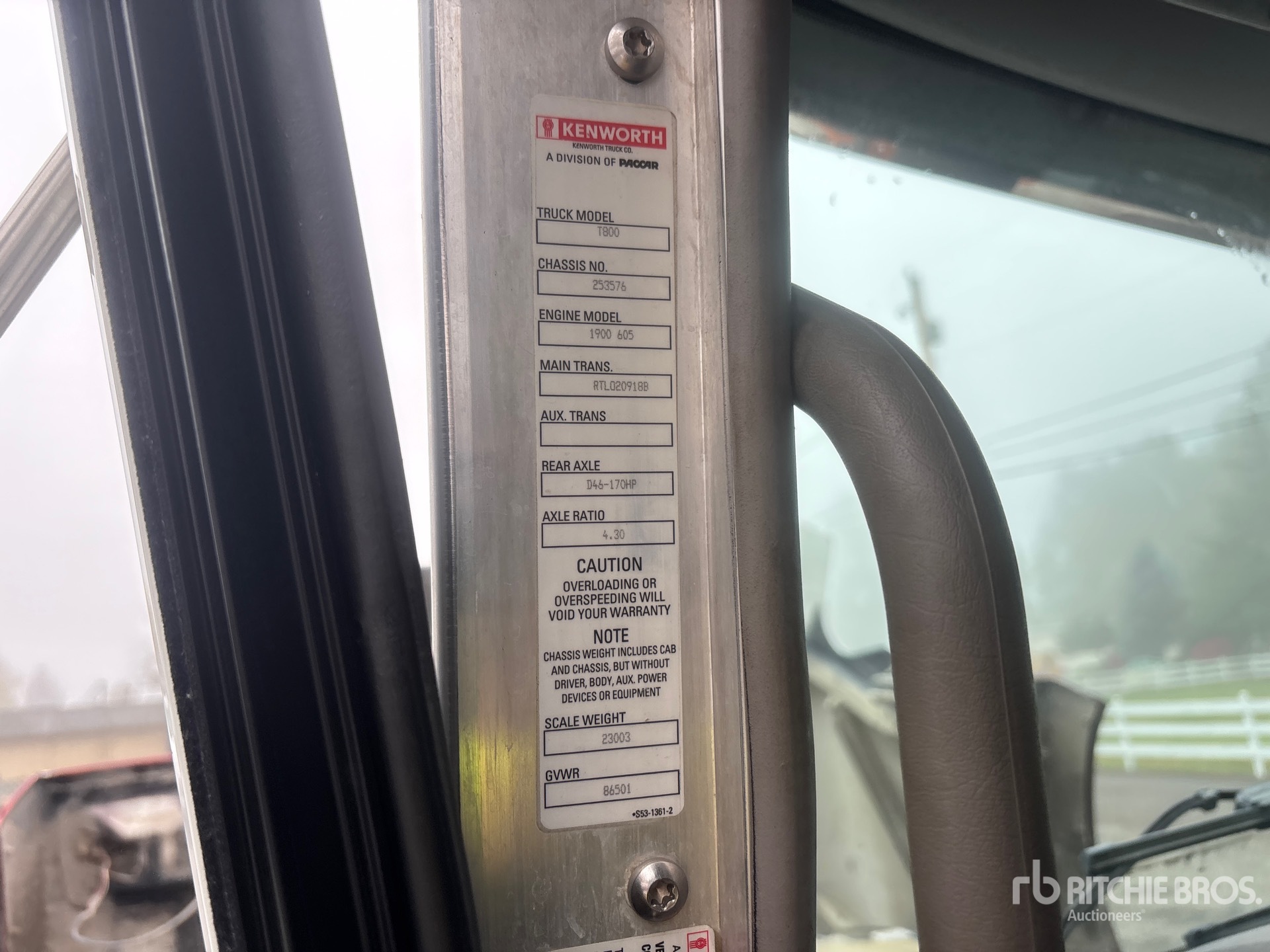 2018 Kenworth T800
