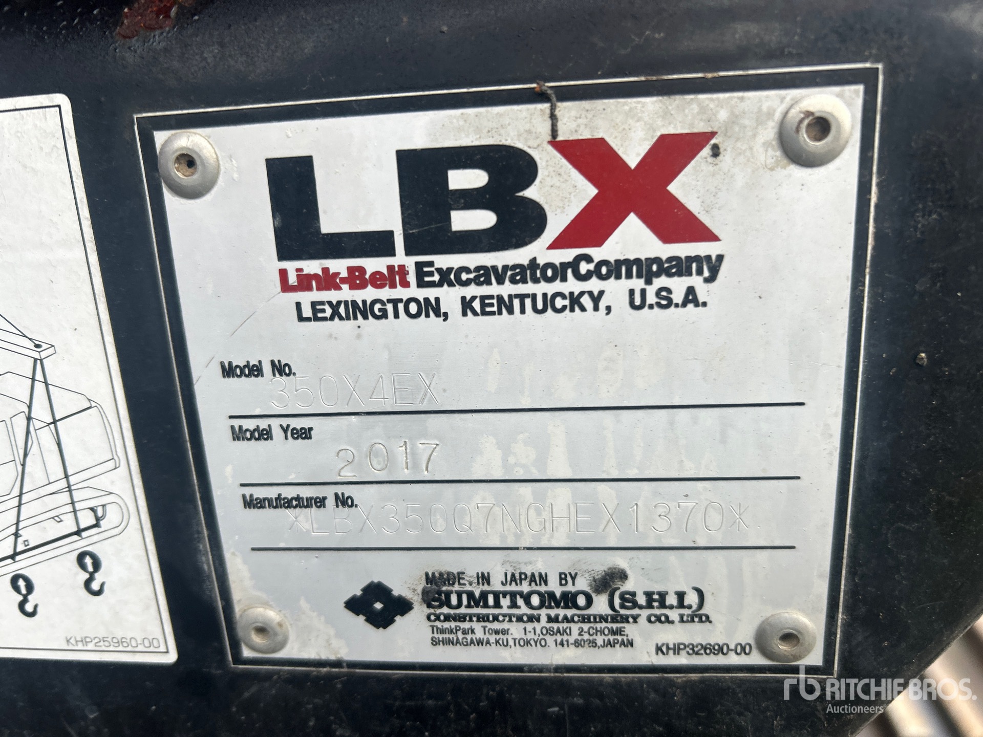 2017 Link-Belt 350X4EX