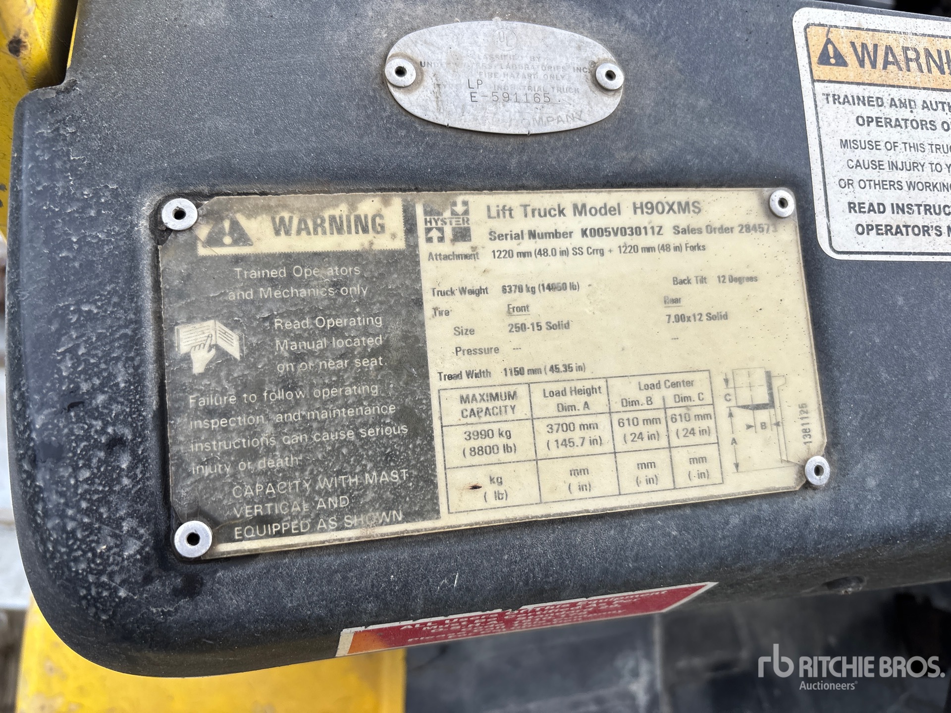 Photo of Hyster H90XMS